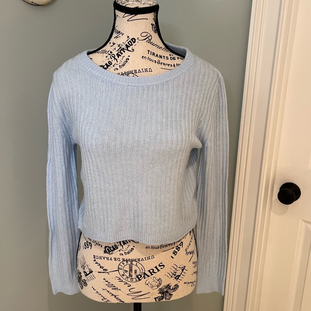 NWT Jun & Ivy Sweater | Light Blue |  Size  S | Francesca’s closet